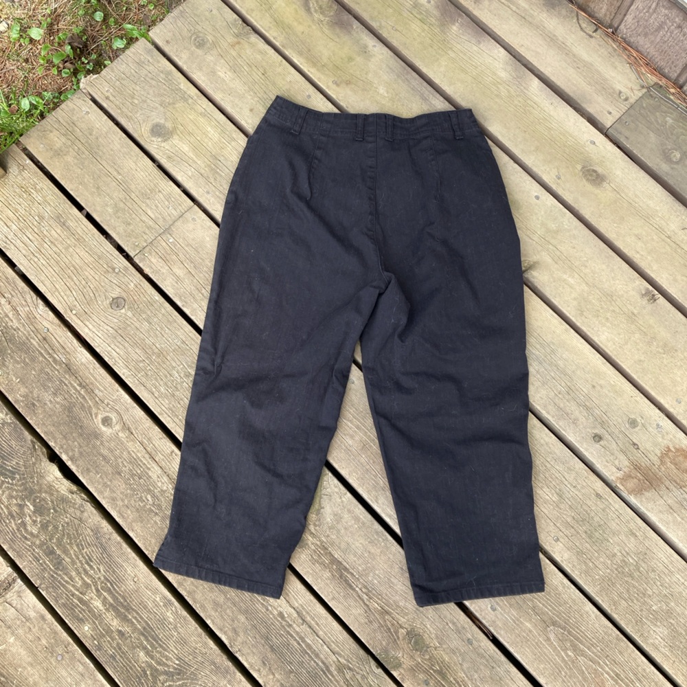 GLORIA VANDERBILT Jeans Vintage Retro Black Denim Size 10 - Picture 3 of 8